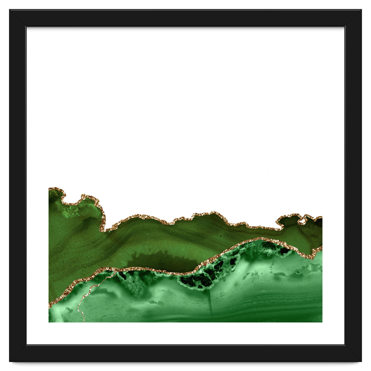 Green & Gold Agate Texture 30