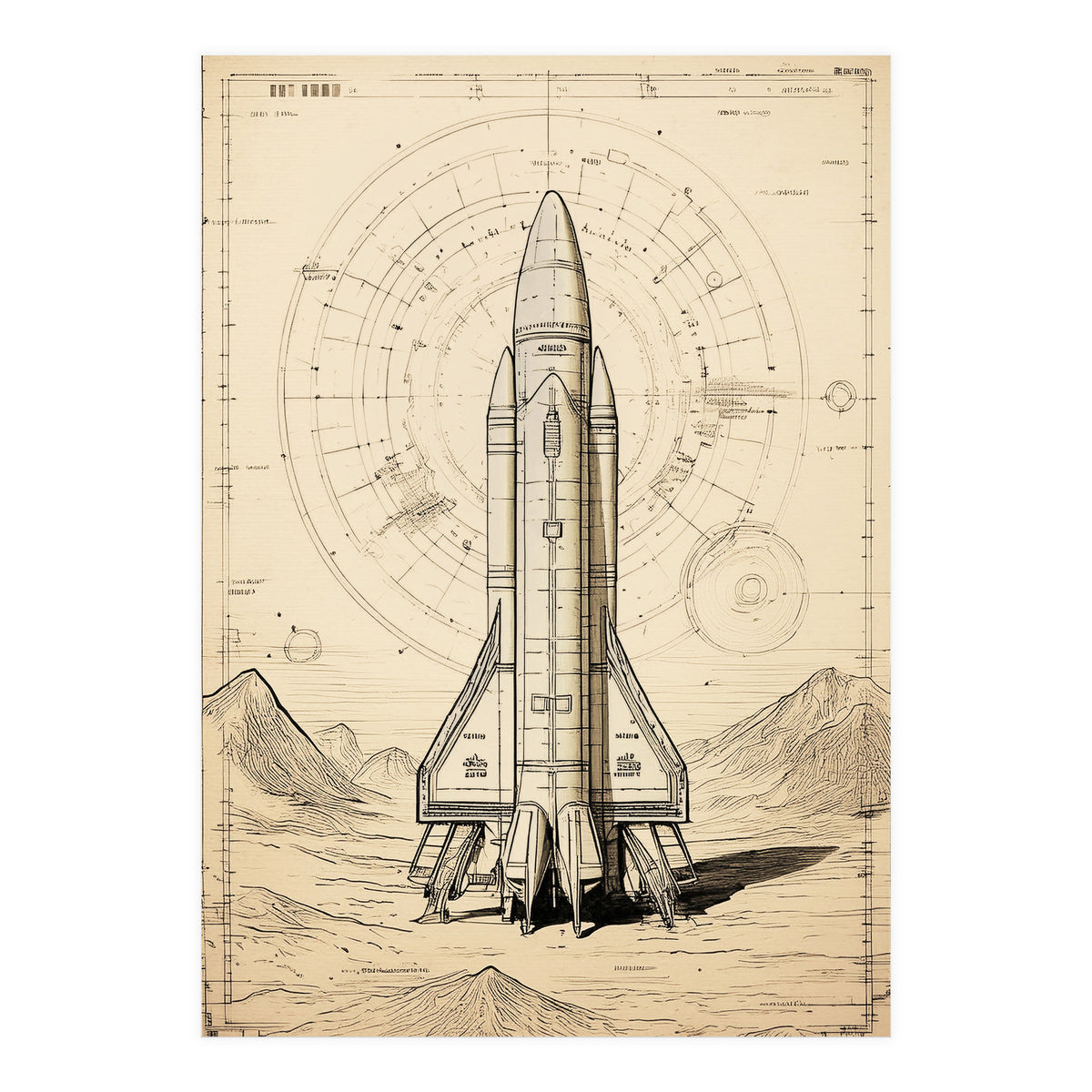 Back To The Moon 014 (Print Only)