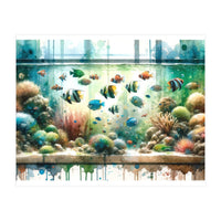 Colorful Aquarium Fish Tank (Print Only)