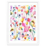 Watercolour Colourful Wild Flowers thumbnail
