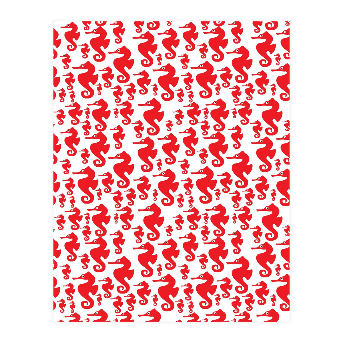 Seahorse pattern  (Print Only)