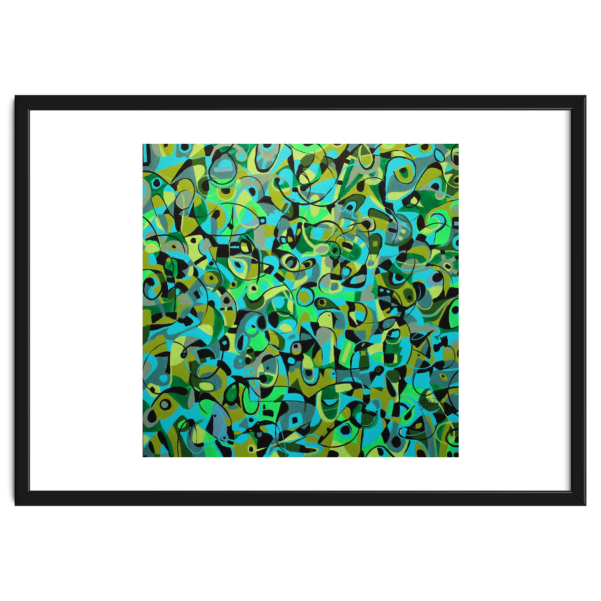 The Birdcall, Acrylic On Canvas, 36"x36"