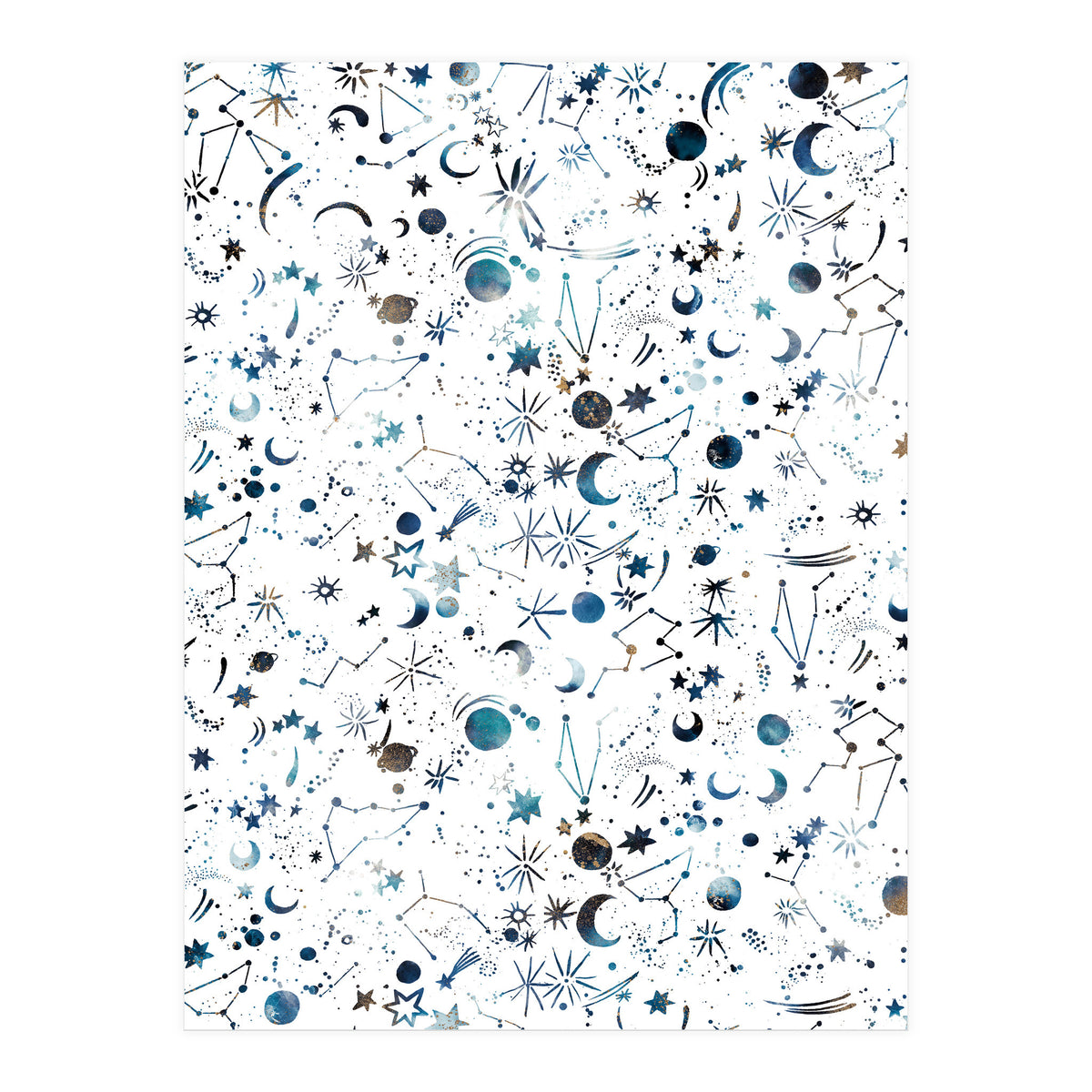 Astrology Space Planets Constellation (Print Only)