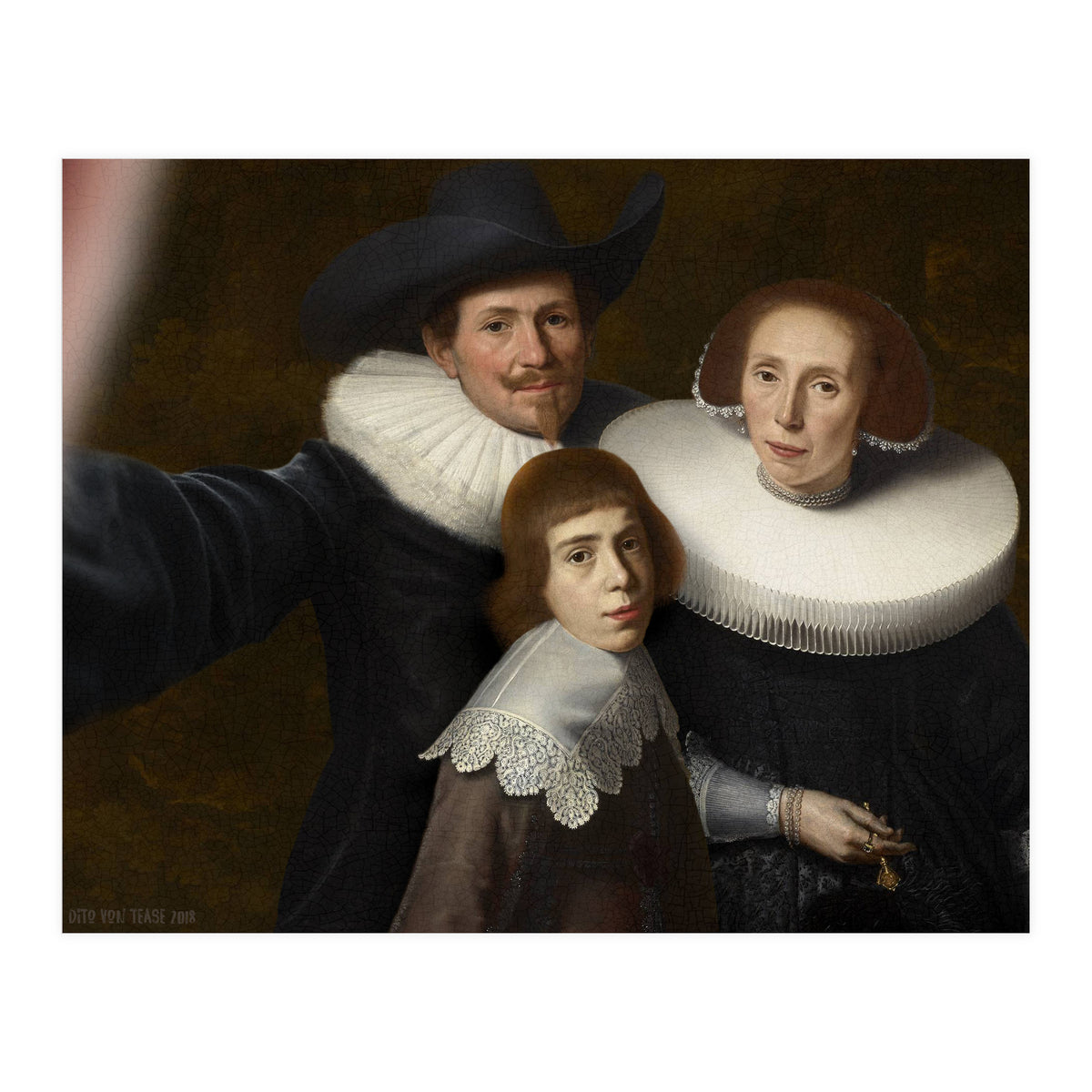 Dirck van Santvoort - Selfie (Print Only)