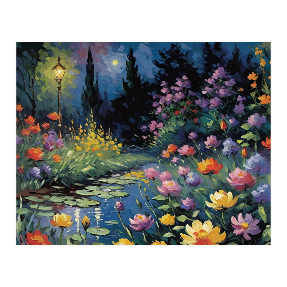 Floral Lake Dream (Print Only)