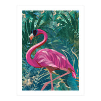 Flamingo in the jungle (Print Only)