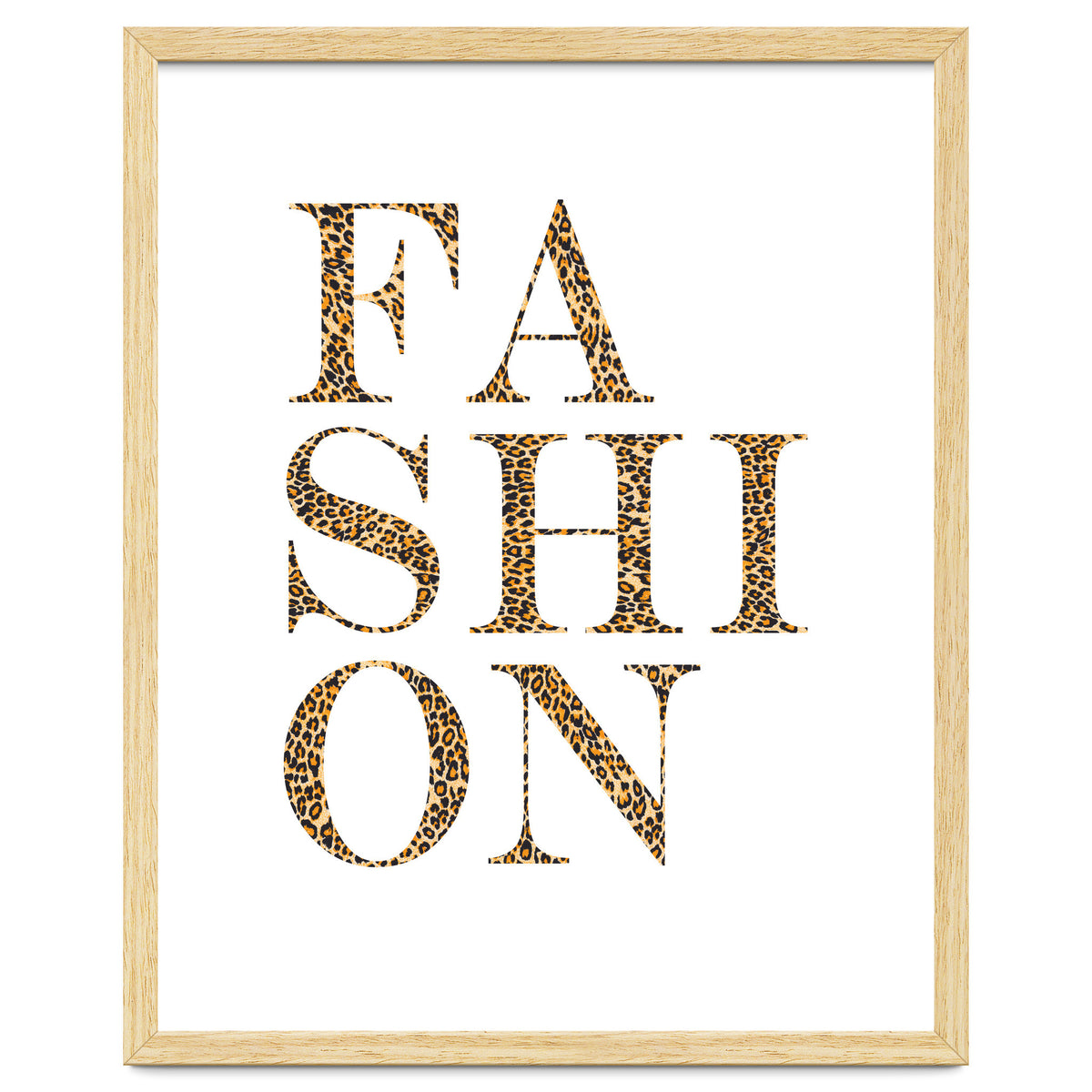 Fashion, Leopard Print Letters, Modern Chic decor