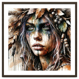 Autumn Leaf Druid Woman Portrait thumbnail