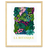 La Botanique, Botanical Garden, Colorful Jungle Print, Boho FLower Market