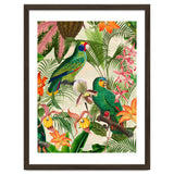 Parrots in tropical Jungle thumbnail