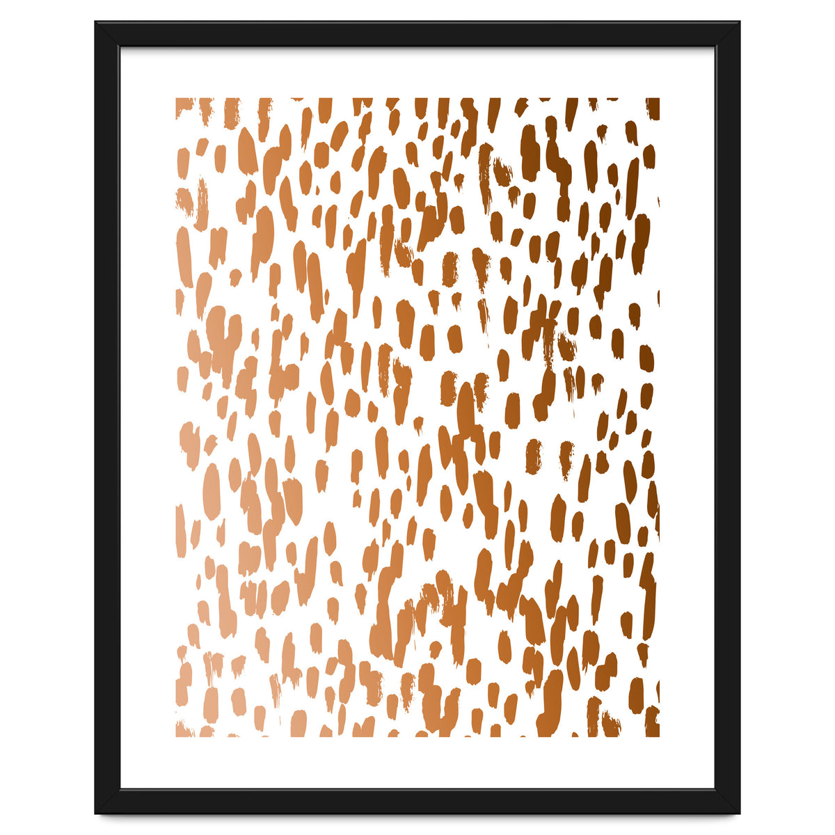 Copper Brushstrokes #society6 #decor #interiors