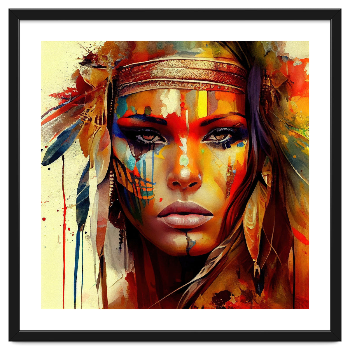 Powerful American Native Woman #6