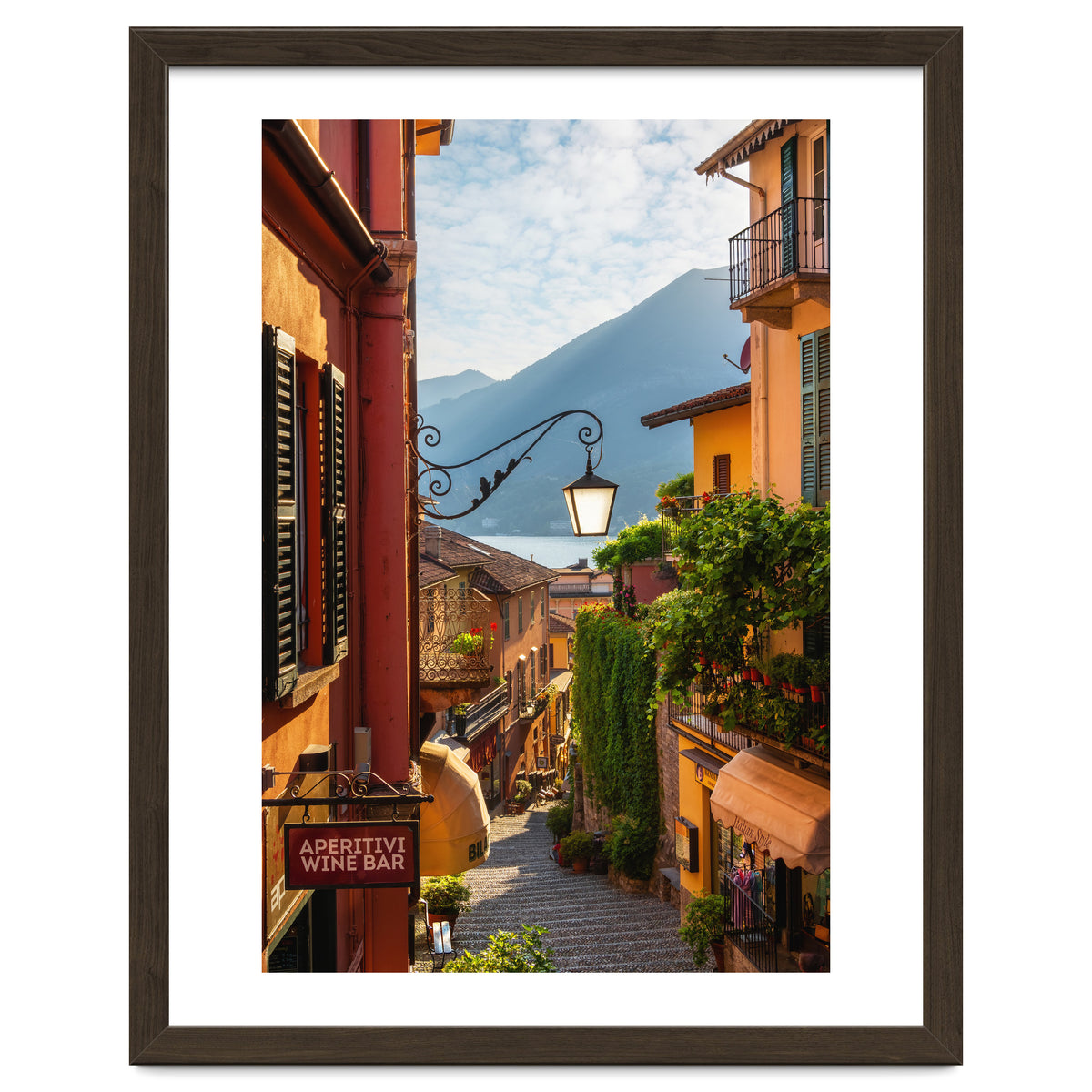 The famous street of Bellagio