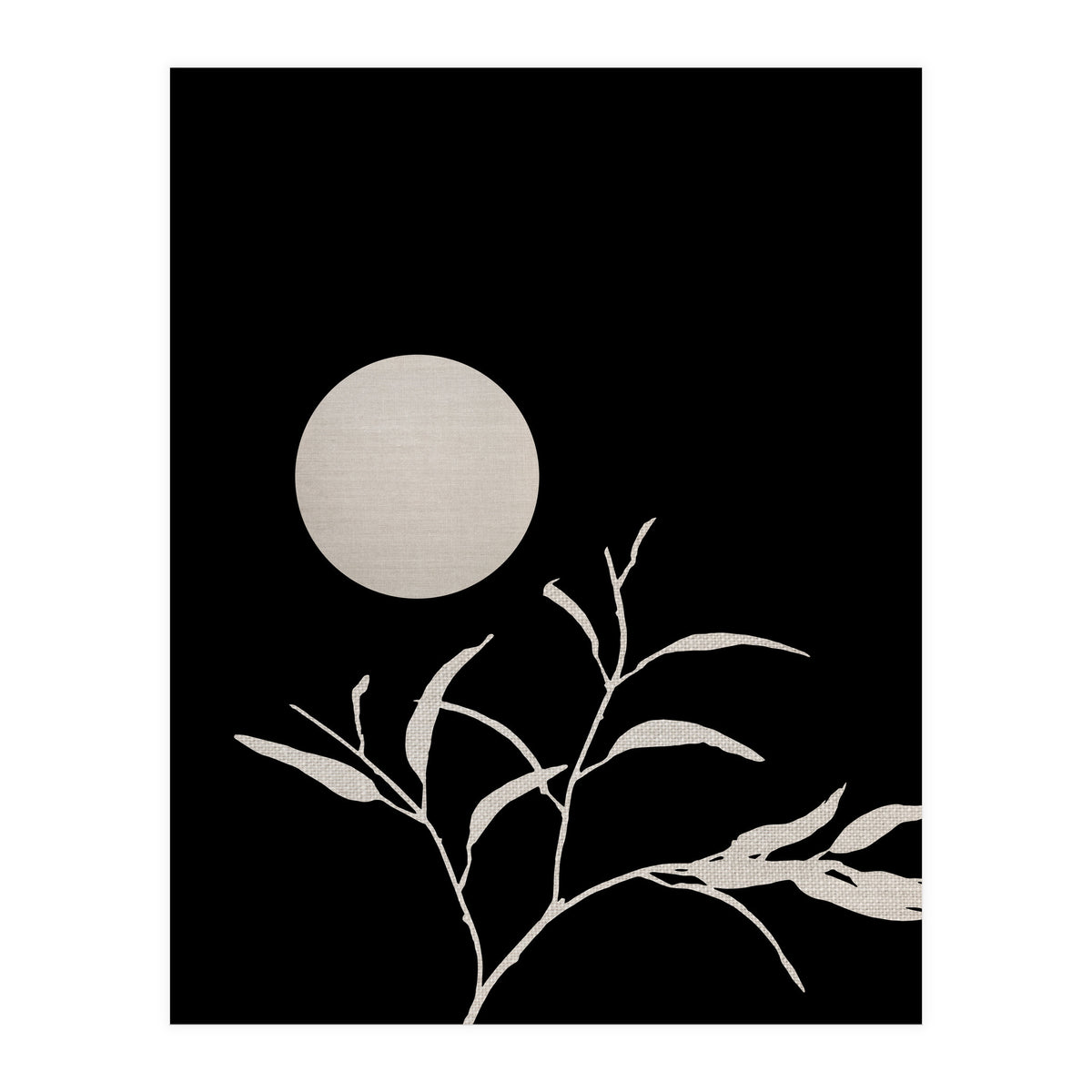Moon & Leaf (Print Only)