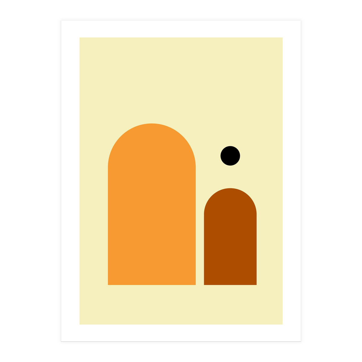 Mid-Century Geometric  1  (Print Only)