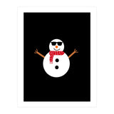Funny Winter Snowman (Print Only) thumbnail