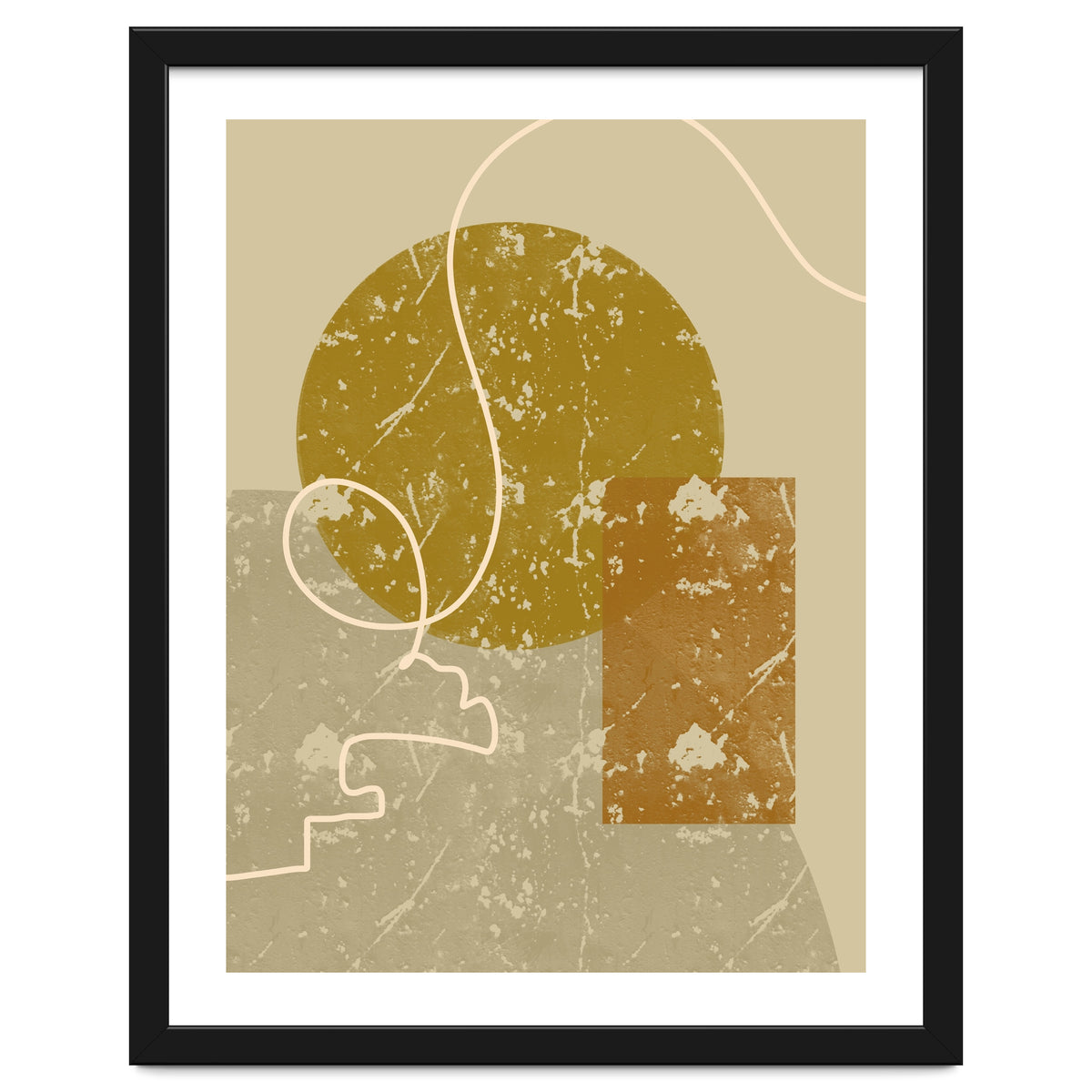 Geometric Composition with an Organic Touch