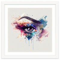 Watercolor Woman Eye #3