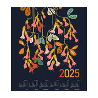 Calendar 2025 fuchsia flower (Print Only)