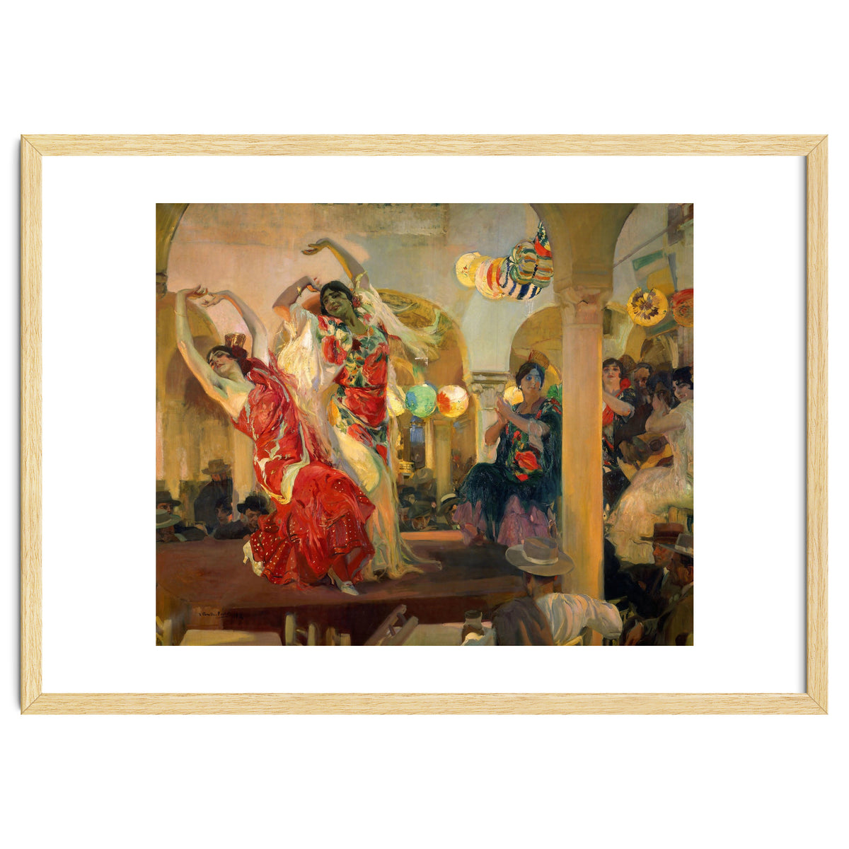 Spanish school. Joaquin Sorolla (1863-1923). Spanish school. Women dancing flamenco at the café N...