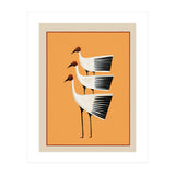 Striped Bird Trio II (Print Only) thumbnail