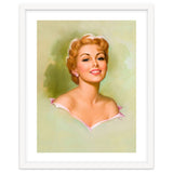 Pinup Blonde Girl Portrait thumbnail