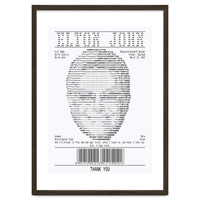 Receipt Art Elton John