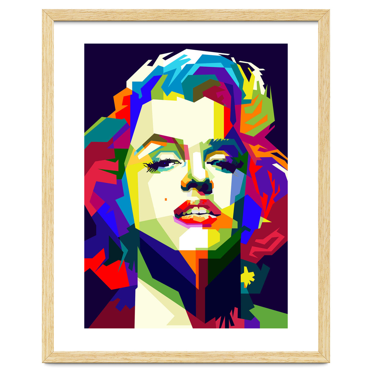 Marilyn Monroe Hollywood Icon Pop Art WPAP