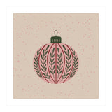 Christmas globe with branches (Print Only) thumbnail