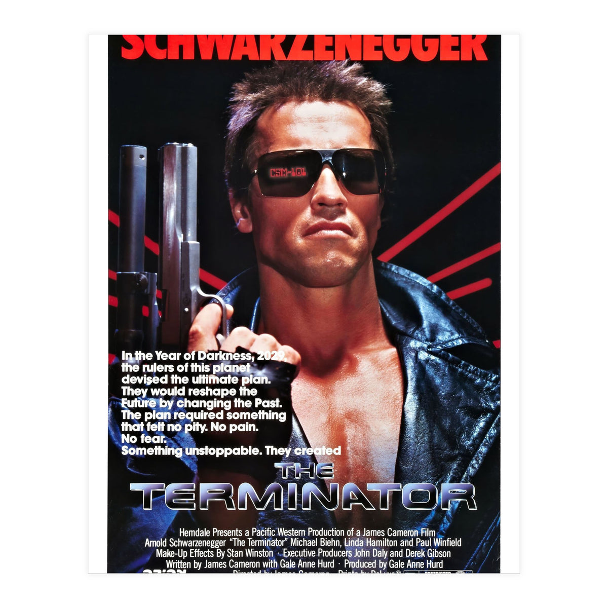 THE TERMINATOR (1984), directed by JAMES CAMERON. (Print Only)