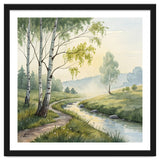 Birch Grove Serenity: A Meadow Wildflower Path thumbnail