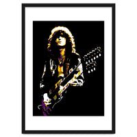 Jimmy Page American Musician Legend in Pop Art