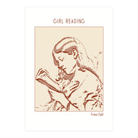 Girl Reading – Franz Eybl (Print Only)