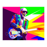 Joe Satriani Rock Guitar Instrumental Pop Art WPAP   (Print Only) thumbnail