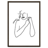 Eternally Connected, Abstract Line Art Love, Sketch Drawing Minimal, Eclectic Human Couple Connection Minimalism Concept thumbnail