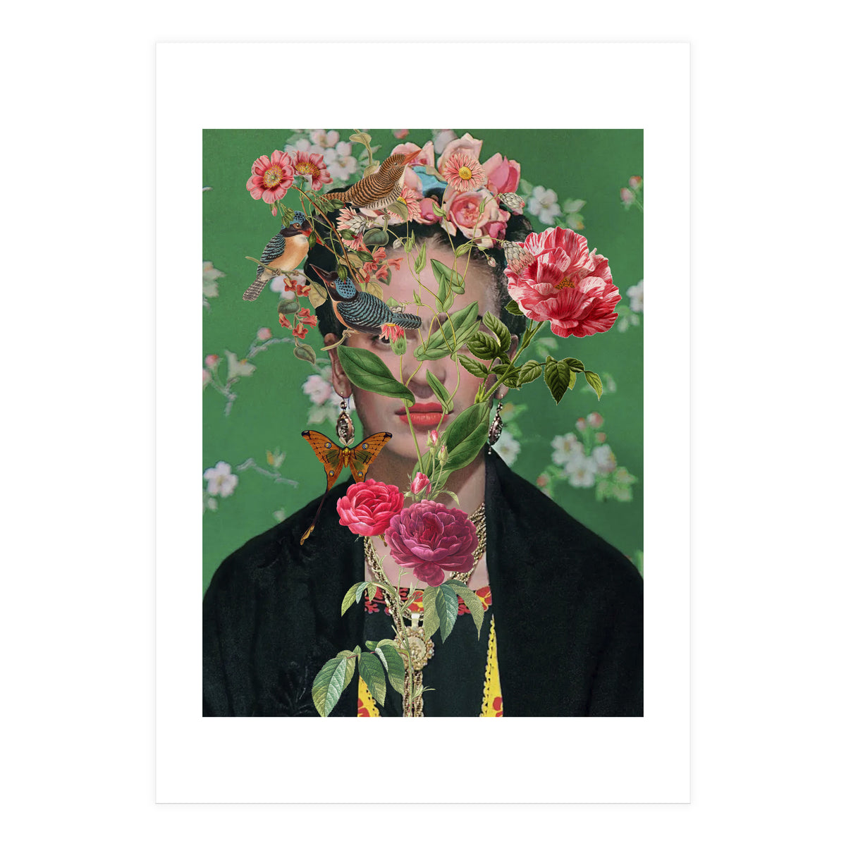 Frida collage art (Print Only)