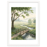 The Quiet Crossing: A Peaceful Meadow Bridge thumbnail