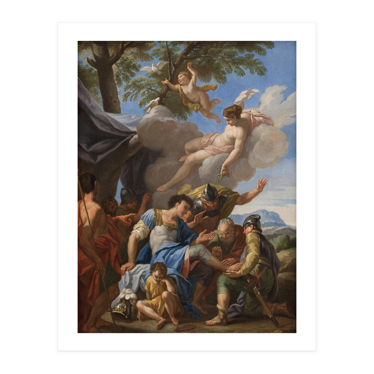 Hendrik Krock – Venus Brings Healing Herbs to the Wounded Aeneas (Print Only)
