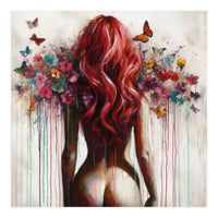 Scarlet Butterfly Back (Print Only)