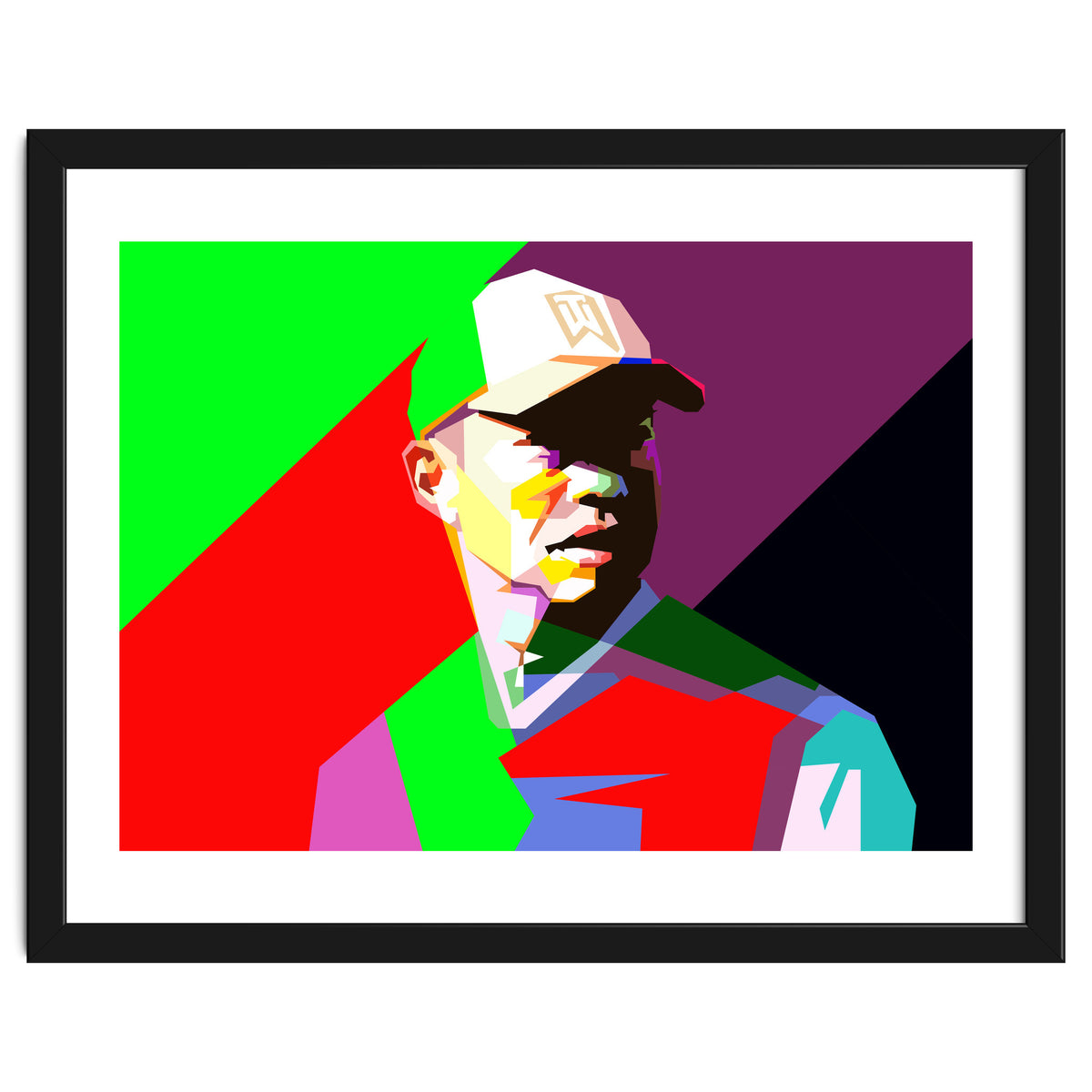 Tiger Woods Golf Legendary Pop Art WPAP