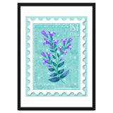 The Buckinghamshire Chiltern Gentian Postage Stamp thumbnail