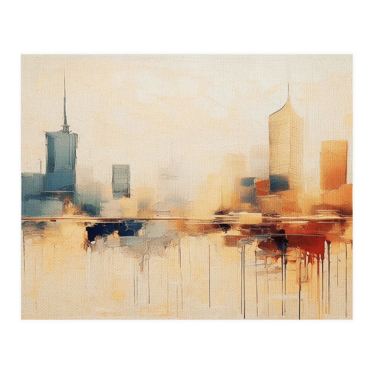 Buildings At Dusk 05 (Print Only)