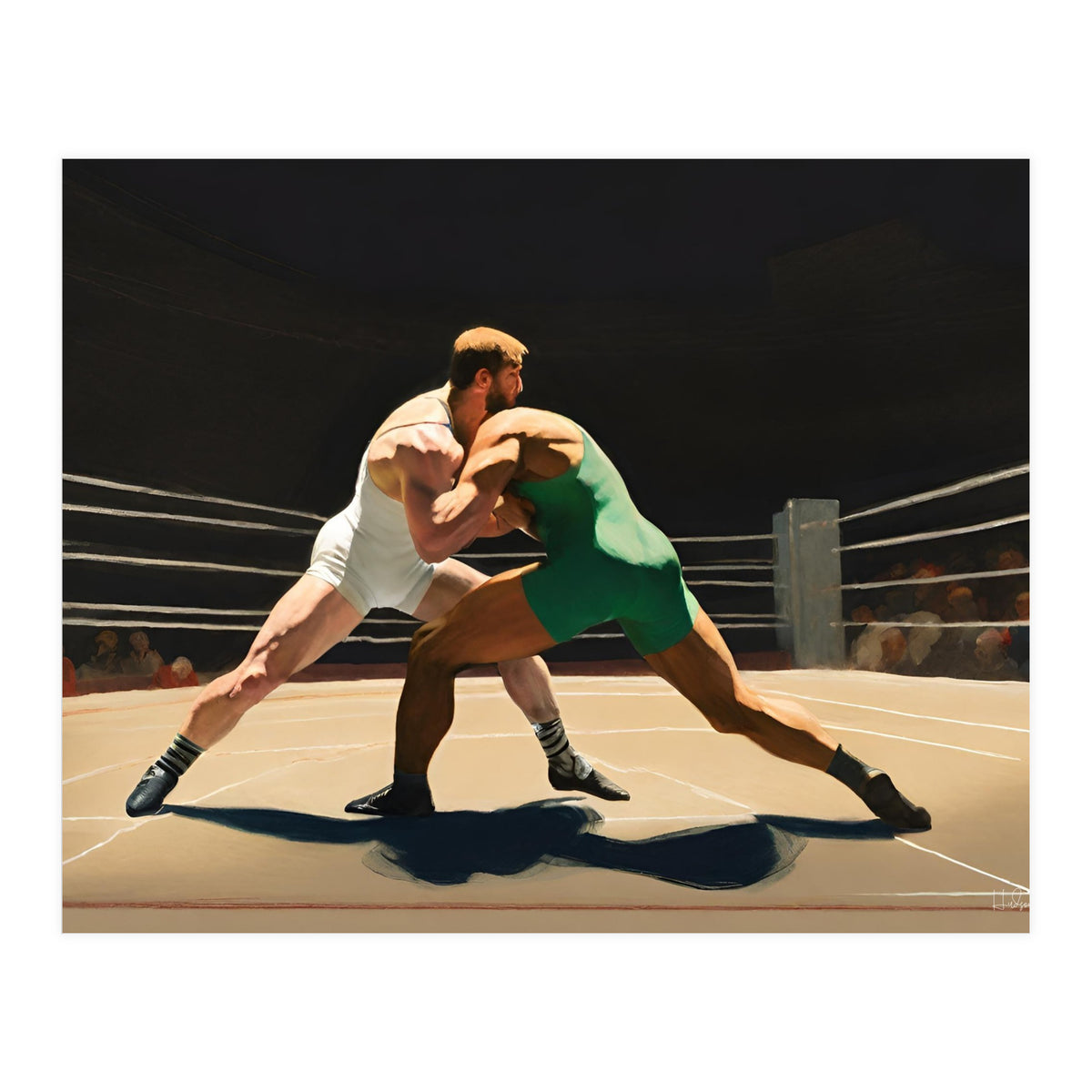 Wrestlers #2 (Print Only)