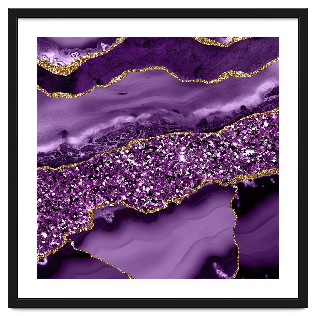 Agate Glitter Ocean Texture 02