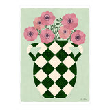 Checkered vase with anemones (Print Only) thumbnail