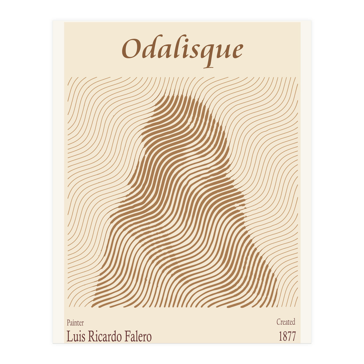 Odalisque (1877) – Luis Ricardo Falero (spanish, 1851 – 1896) (Print Only)