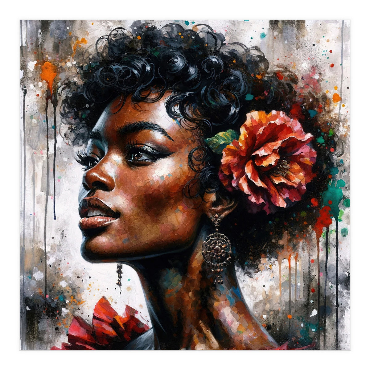 Ember Bloom Flamenco Profile (Print Only)