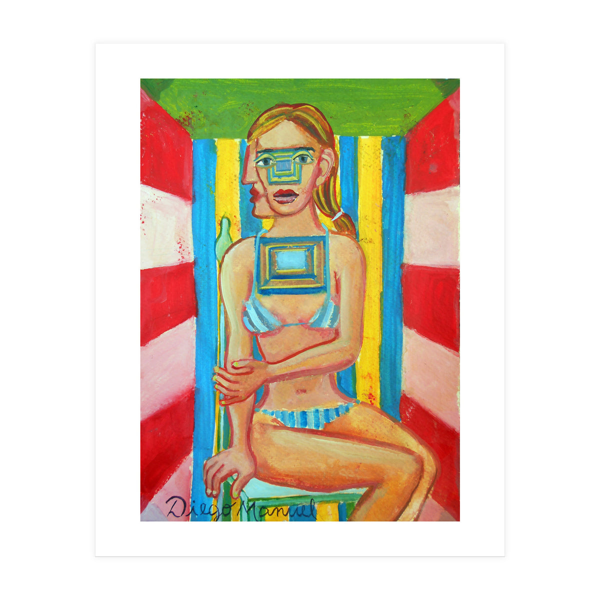 Mujer En La Silla 9 (Print Only)