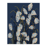 Linocut flower meadow blue (Print Only) thumbnail