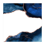 Navy & Rose Gold Agate Texture 25 (Print Only) thumbnail